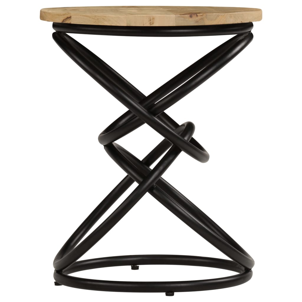 vidaXL End Table Solid Mango Wood 40x50 cm