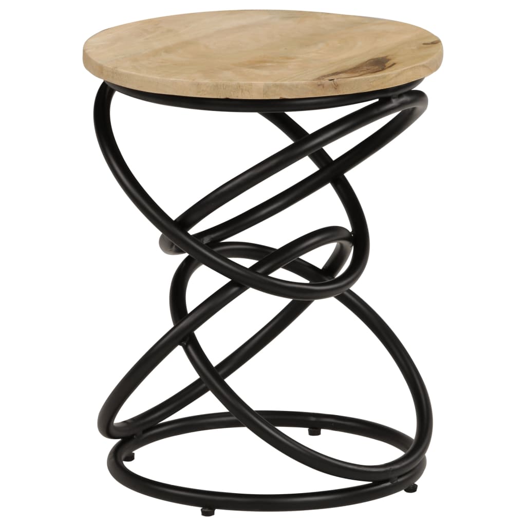 vidaXL End Table Solid Mango Wood 40x50 cm