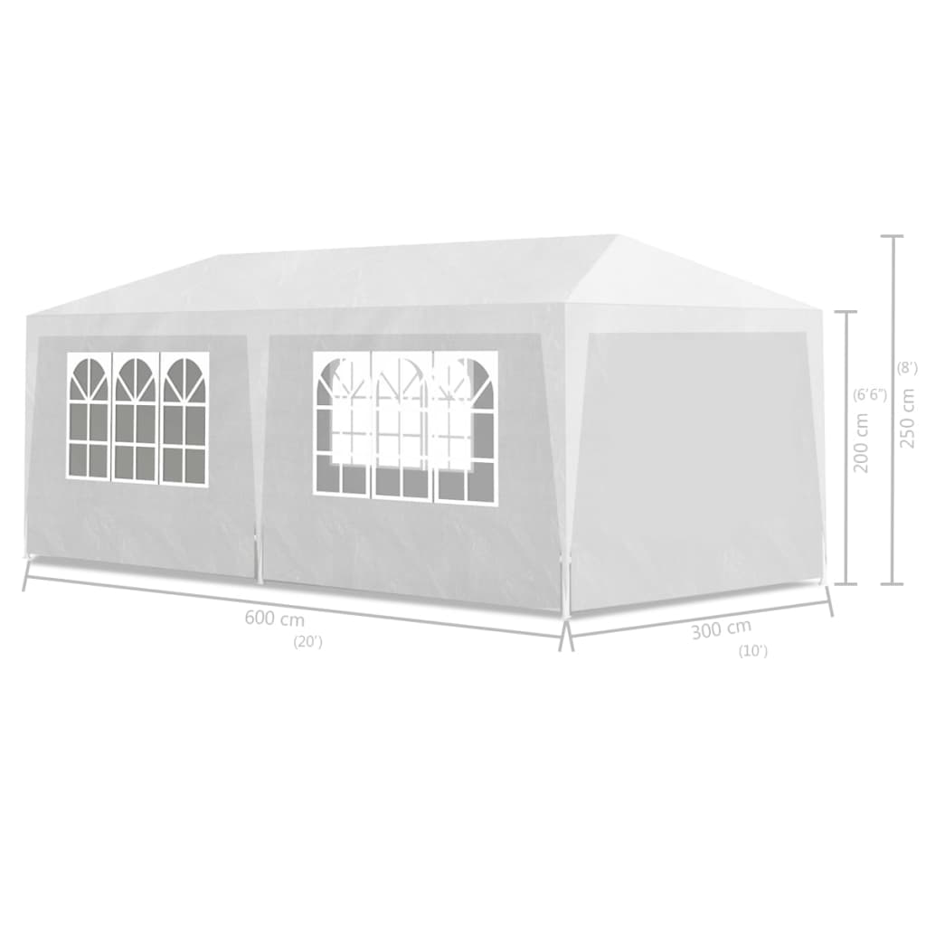 vidaXL Party Tent 3x4 m Blue