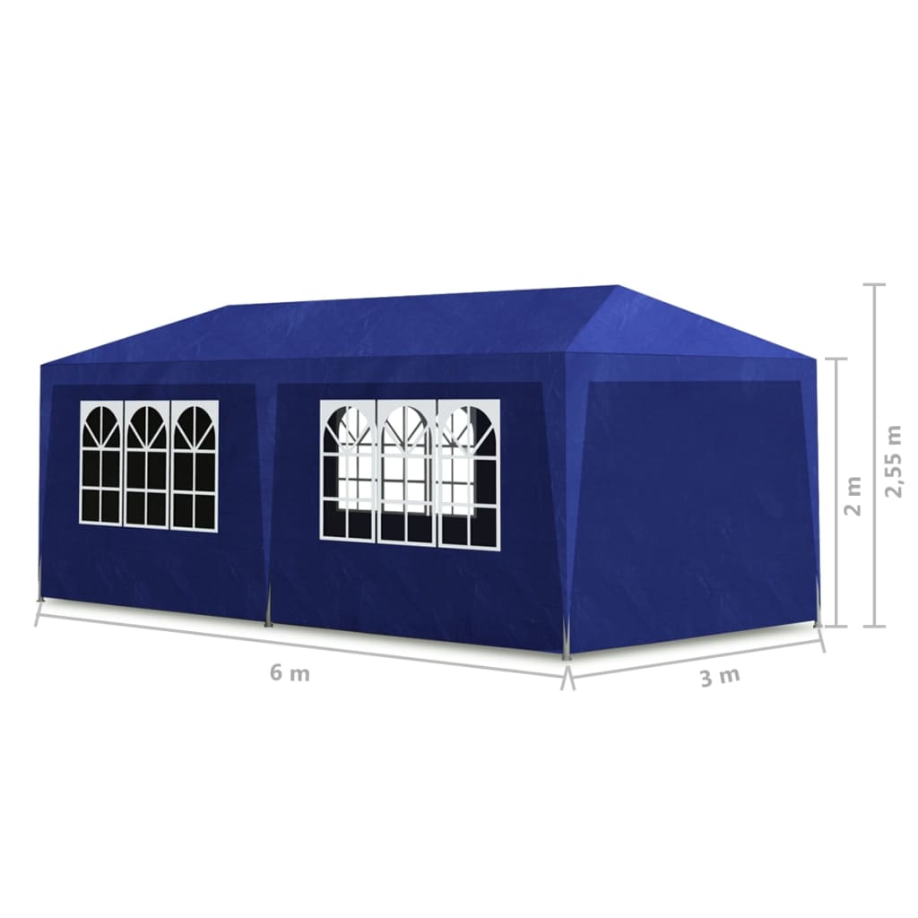 vidaXL Party Tent 3x4 m Blue