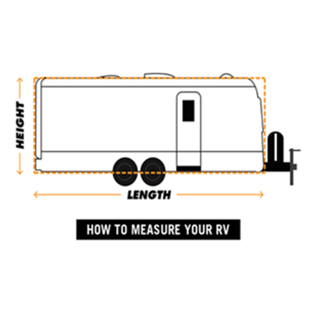 vidaXL Caravan Cover Grey M