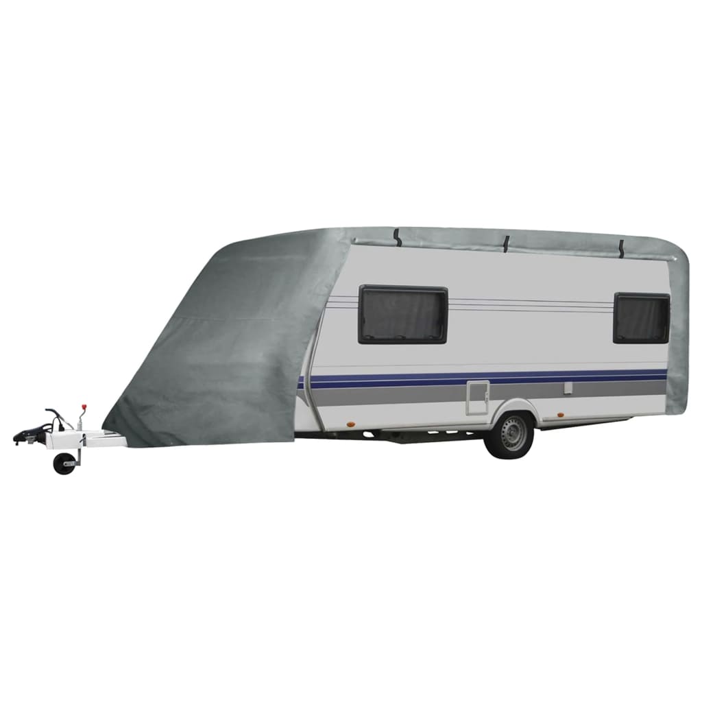 vidaXL Caravan Cover Grey M
