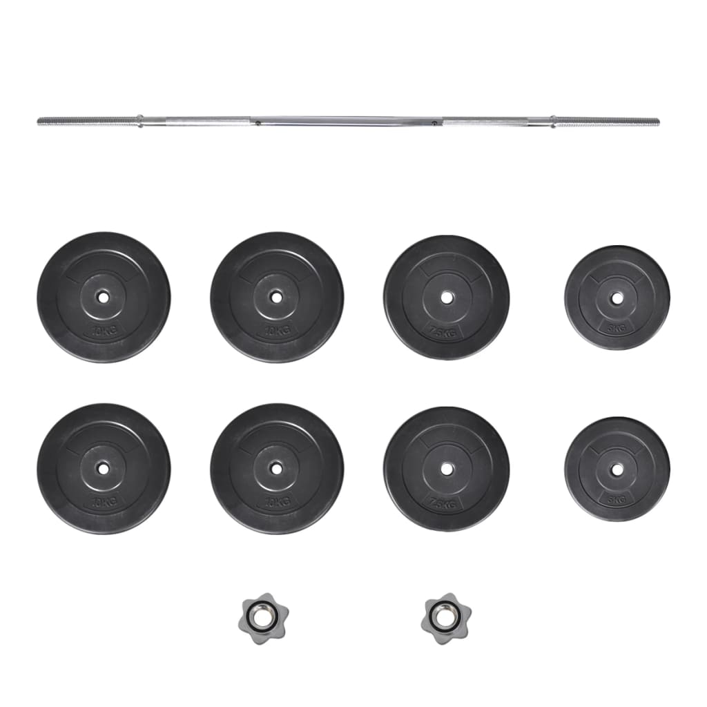 vidaXL Barbell with Plates Set 60 kg