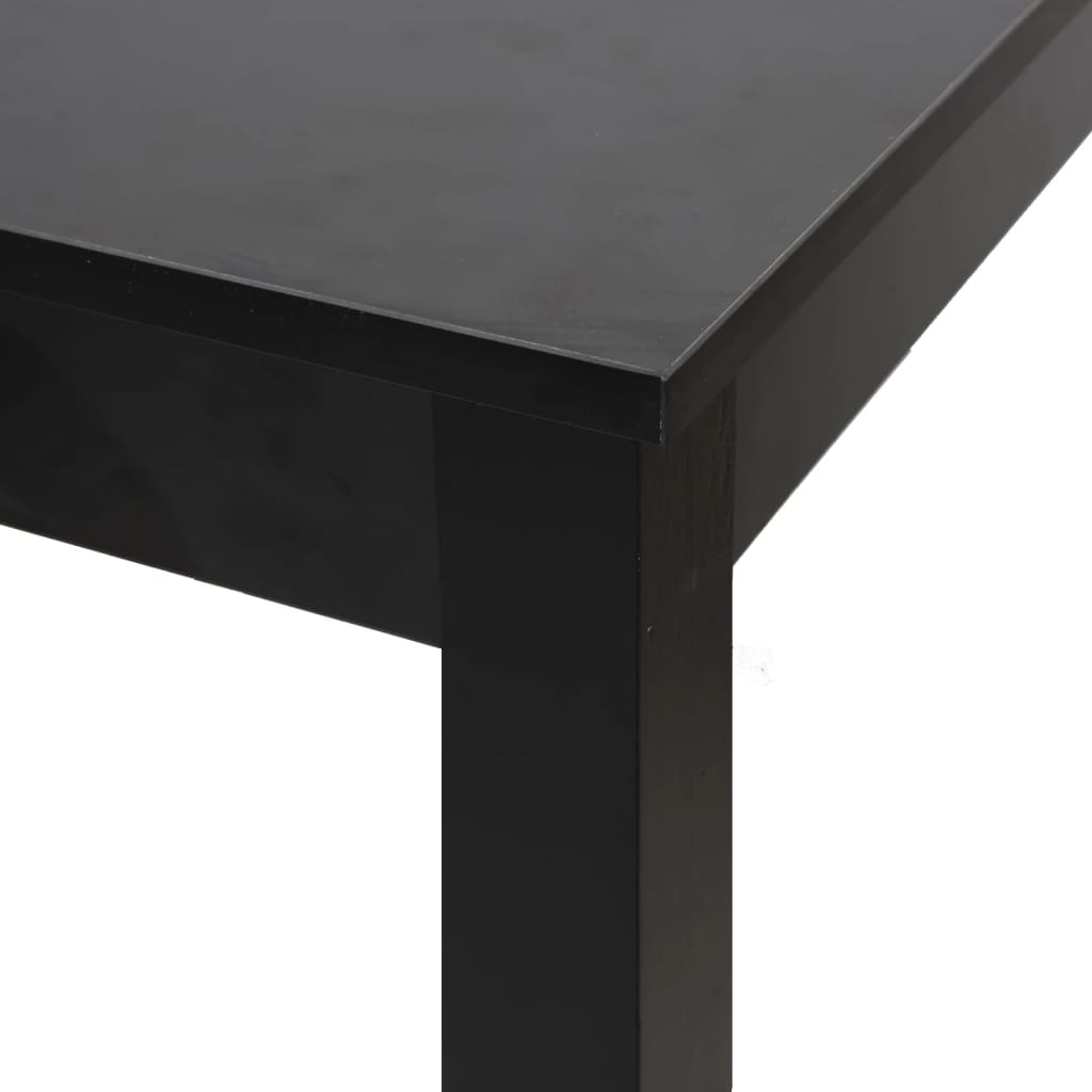 vidaXL Bar Table MDF Black 55x55x107 cm