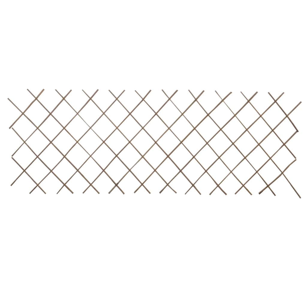 vidaXL Willow Trellis Fence 5 pcs 180x90 cm