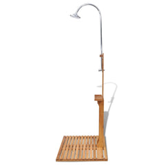 vidaXL Wooden Garden Shower