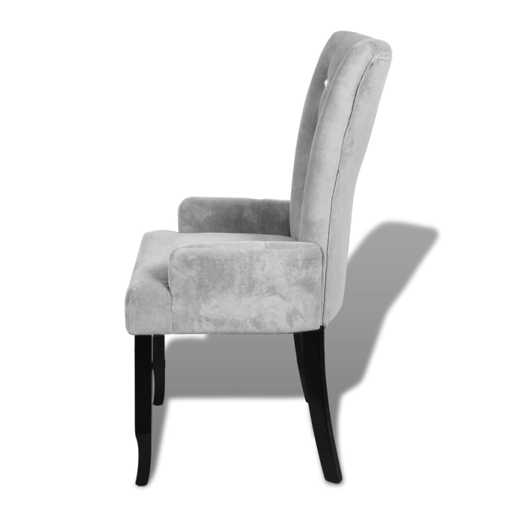 vidaXL Armchair Black Velvet