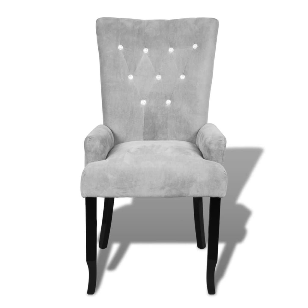 vidaXL Armchair Black Velvet