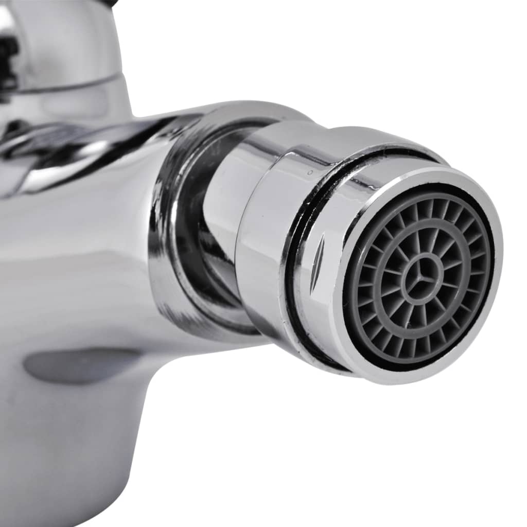 vidaXL Bathroom Bidet Mixer Tap Chrome