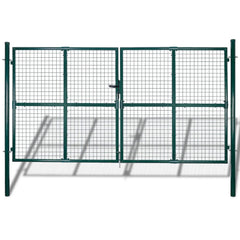 vidaXL Garden Mesh Gate Fence Door Wall Grille 289 x 175 cm