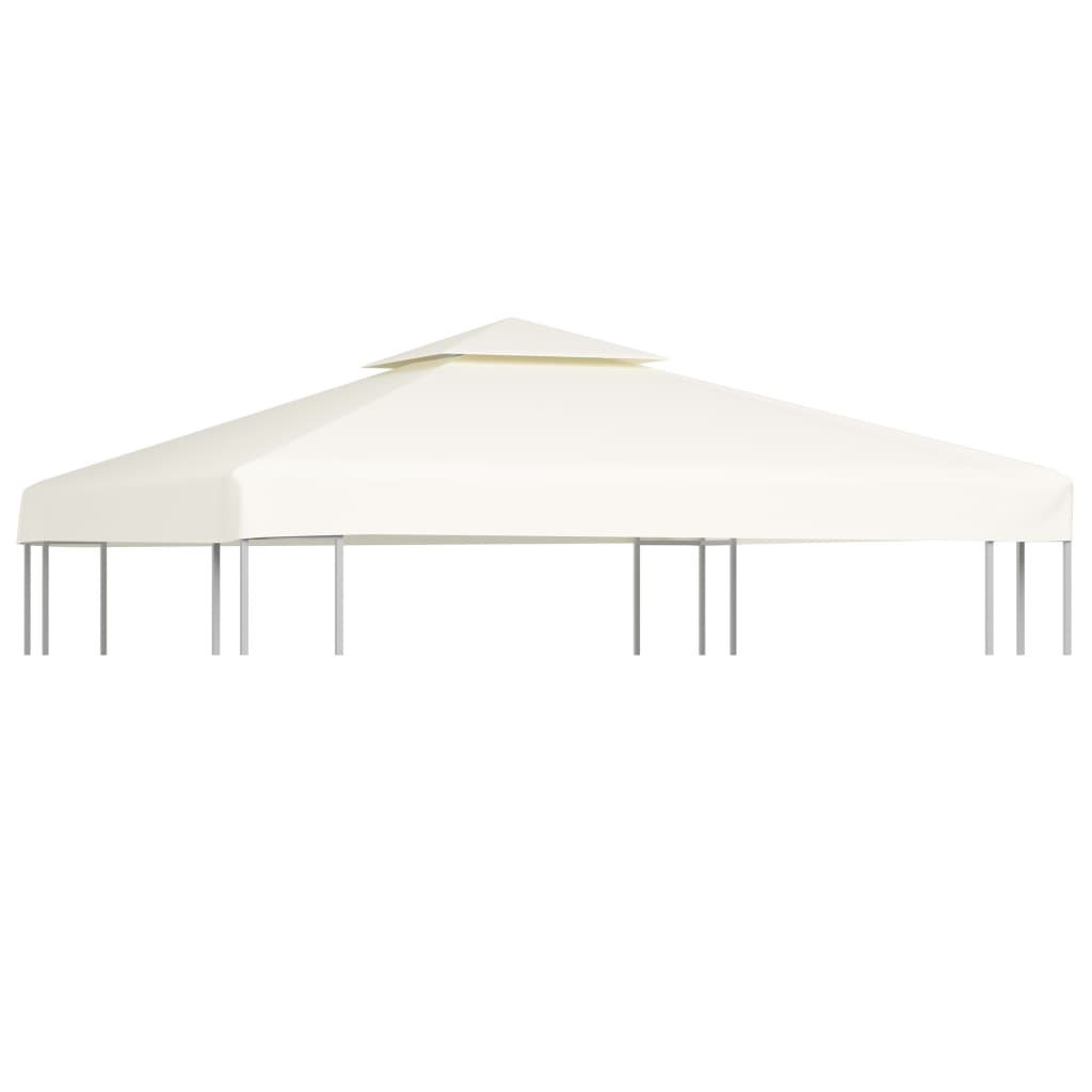 vidaXL Gazebo Cover Canopy Replacement 310 g / m² Beige 3 x 3 m