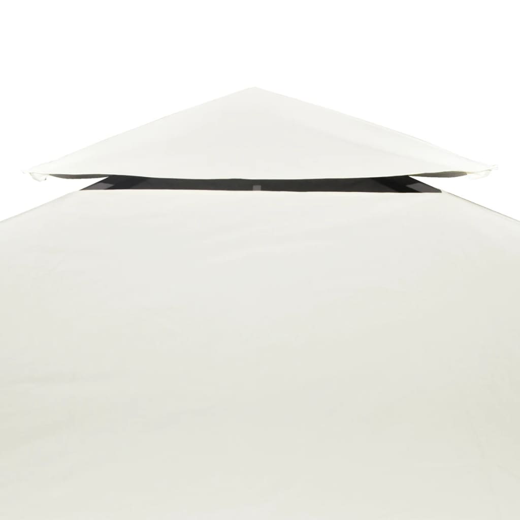 vidaXL Gazebo Cover Canopy Replacement 310 g / m² Beige 3 x 3 m