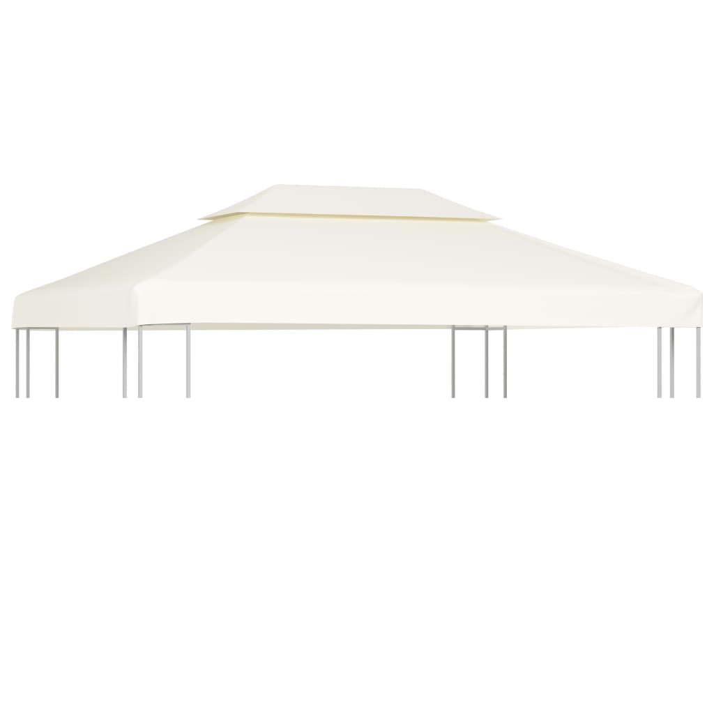 vidaXL Gazebo Cover Canopy Replacement 310 g / m² Beige 3 x 4 m