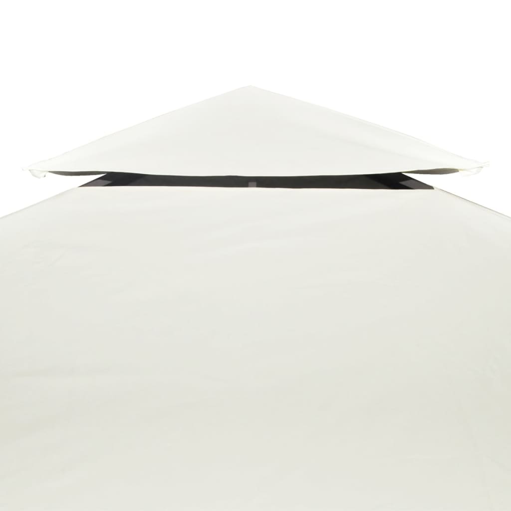 vidaXL Gazebo Cover Canopy Replacement 310 g / m² Beige 3 x 4 m