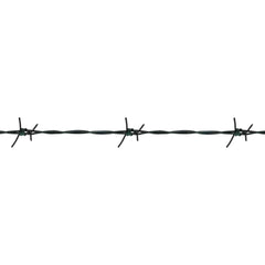vidaXL Barbed Wire Entanglement Wire Green Wire Roll 100 m
