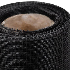 vidaXL Mesh Screen Fiberglass 100x500 cm Black