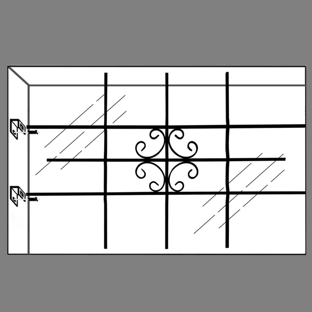 vidaXL Window Security Grilles 69 x 114 cm