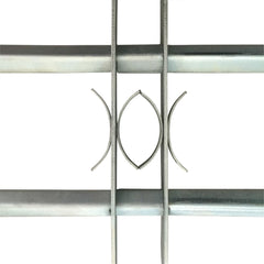 vidaXL Adjustable Security Grille for Windows with 2 Crossbars 700-1050 mm