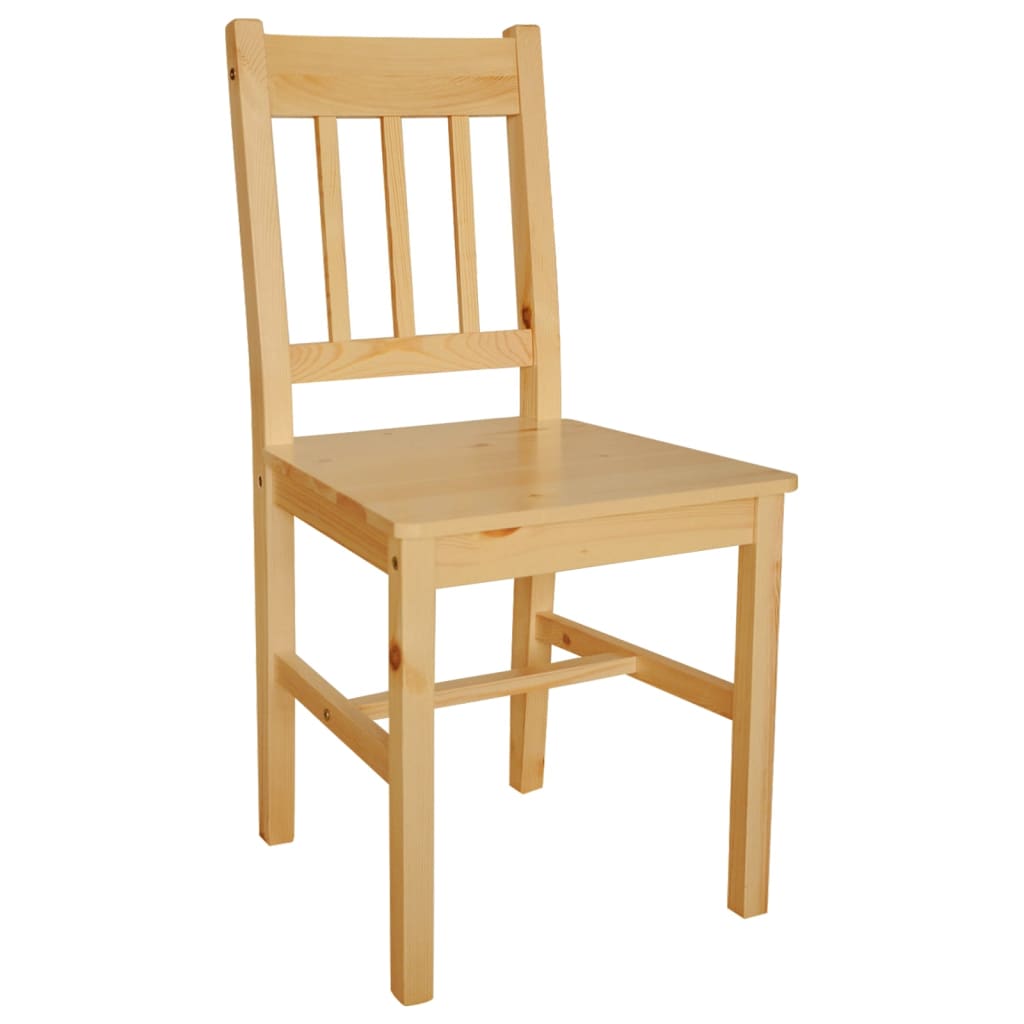 vidaXL Dining Chairs 2 pcs Pinewood