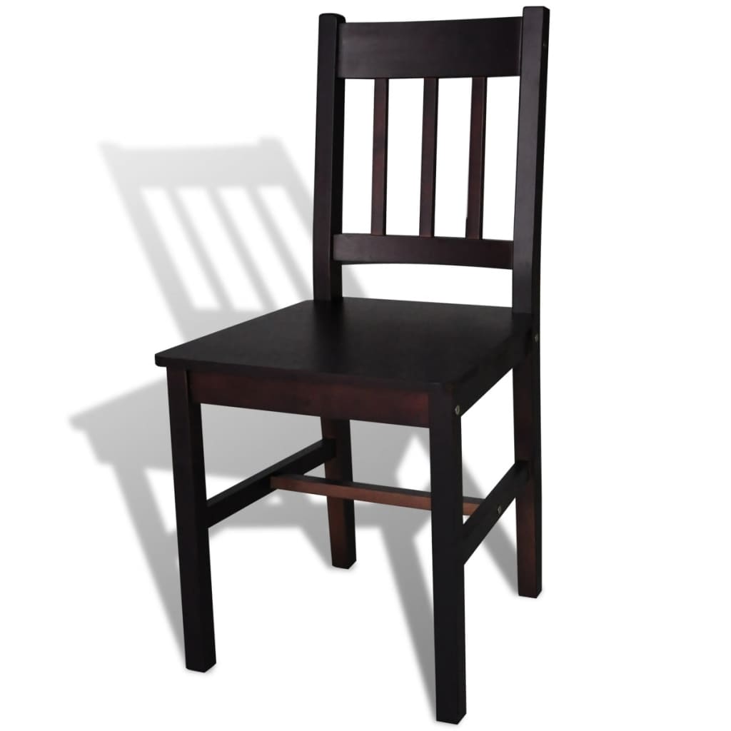 vidaXL Dining Chairs 2 pcs Pinewood