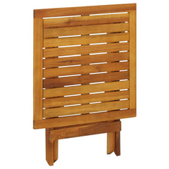 vidaXL Bistro Table 46x46x47 cm Solid Acacia Wood