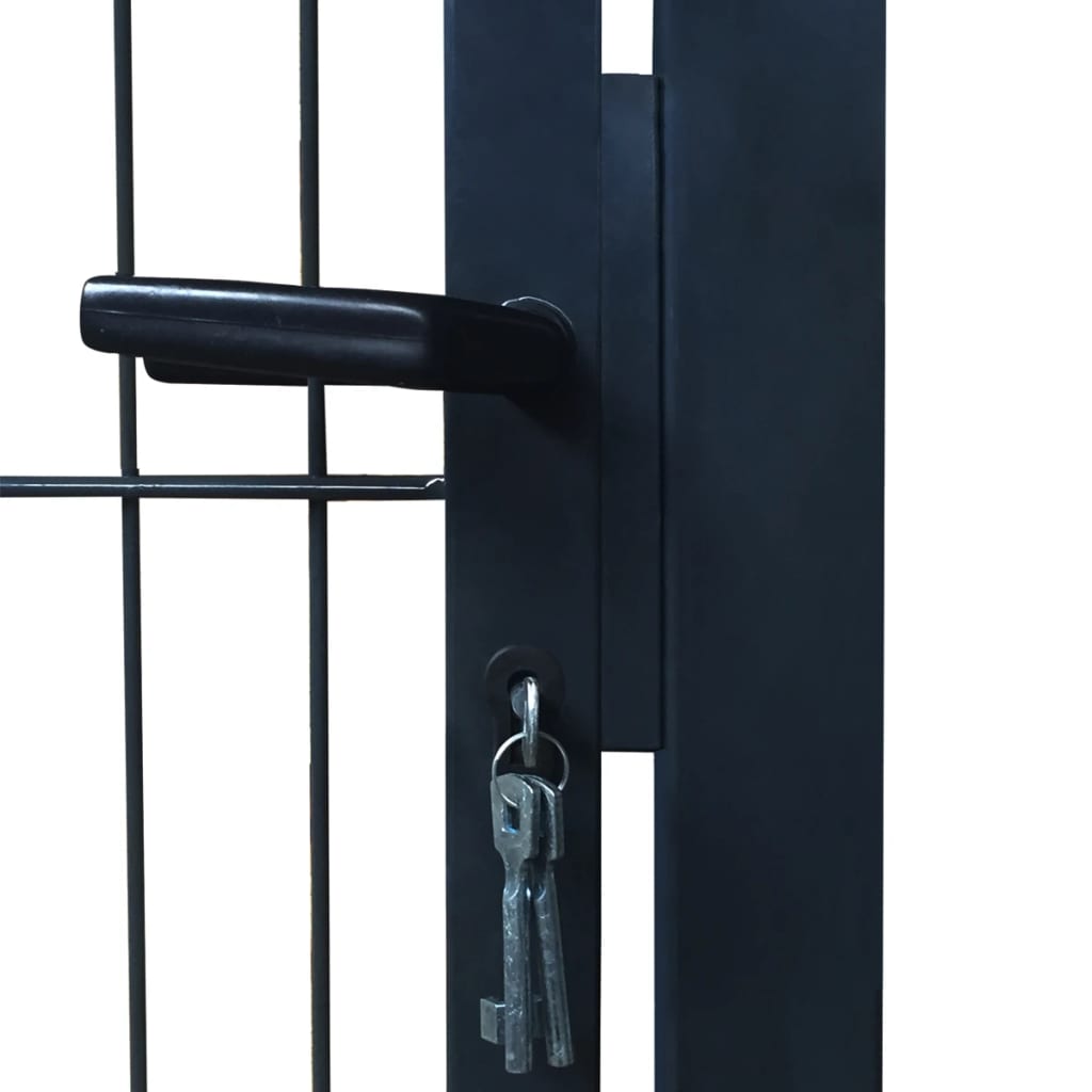 vidaXL 2D Fence Gate (Single) Green 106 x 130 cm