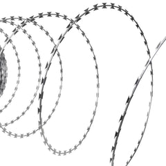 vidaXL BTO-22 Concertina Razor Wire Galvanised Steel 150 m