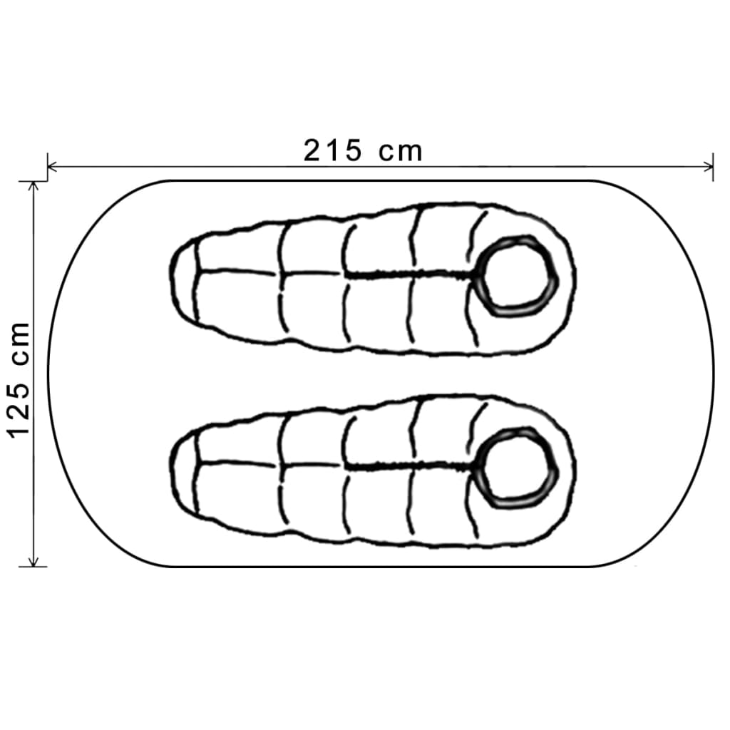 vidaXL 2-person Pop-up Tent Camouflage