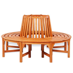 vidaXL Tree Bench Ø 160 cm Wood