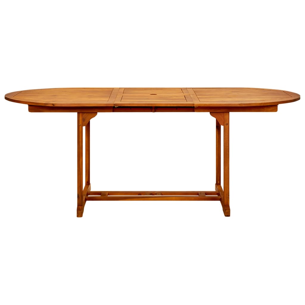 vidaXL Garden Table 200x100x75 cm Solid Acacia Wood