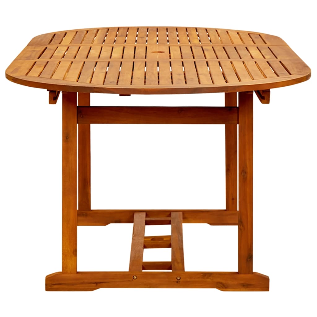 vidaXL Garden Table 200x100x75 cm Solid Acacia Wood