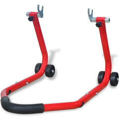 vidaXL Motorcycle Rear Stand Red