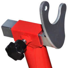 vidaXL Motorcycle Rear Stand Red