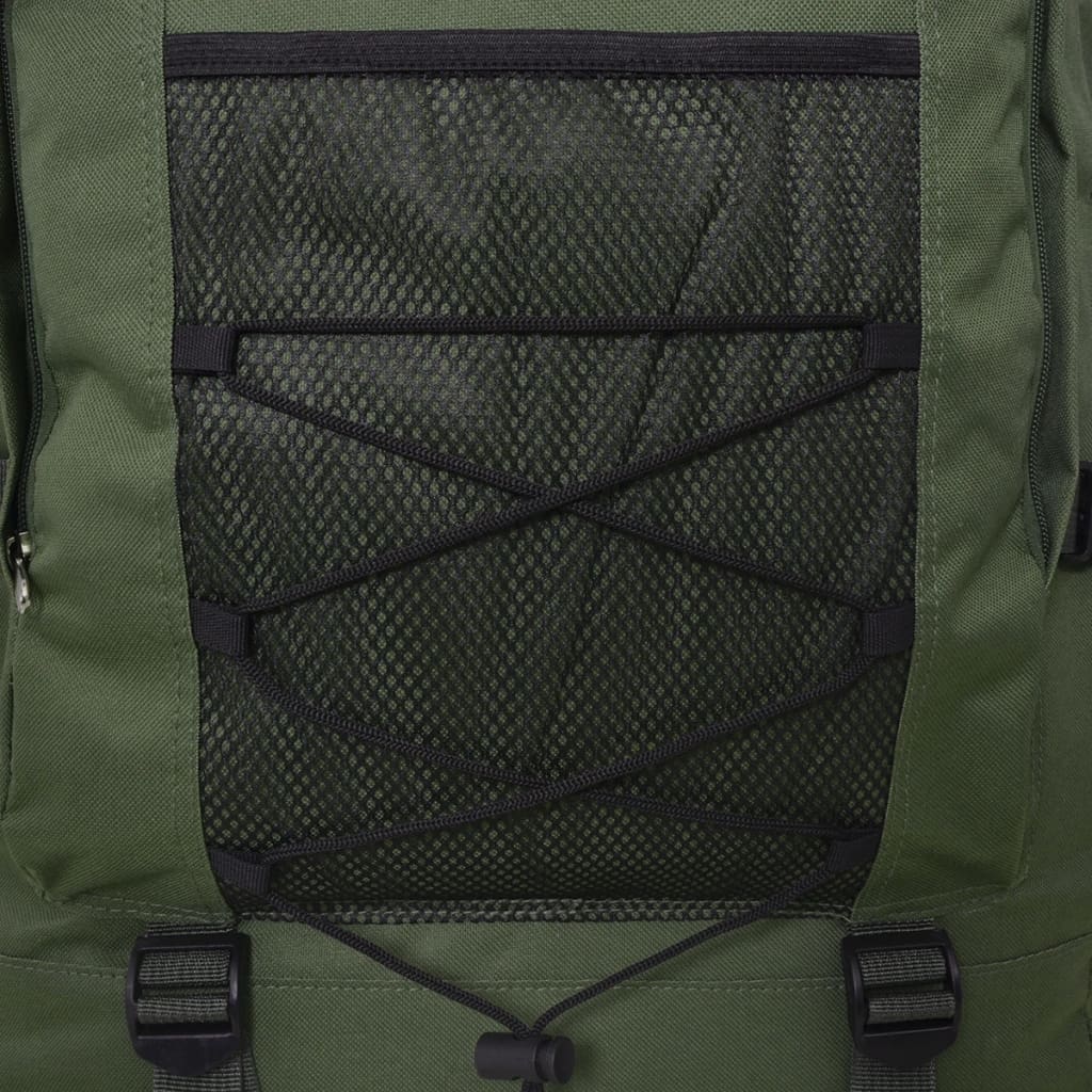vidaXL Army-Style Backpack XXL 100 L Black