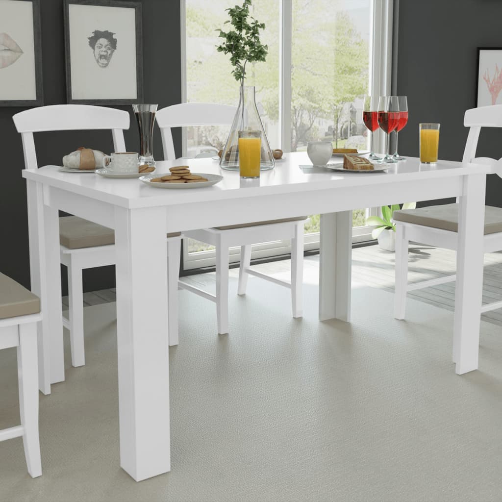 vidaXL Dining Table 140x80x75 cm Oak