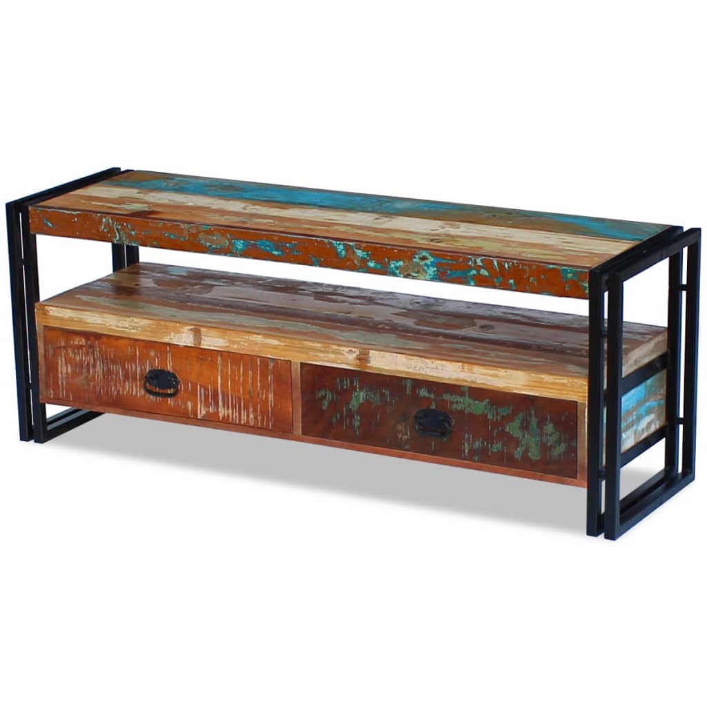 vidaXL TV Cabinet Solid Reclaimed Wood