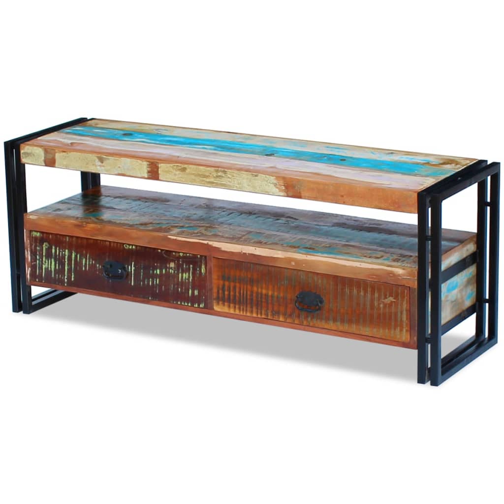 vidaXL TV Cabinet Solid Reclaimed Wood