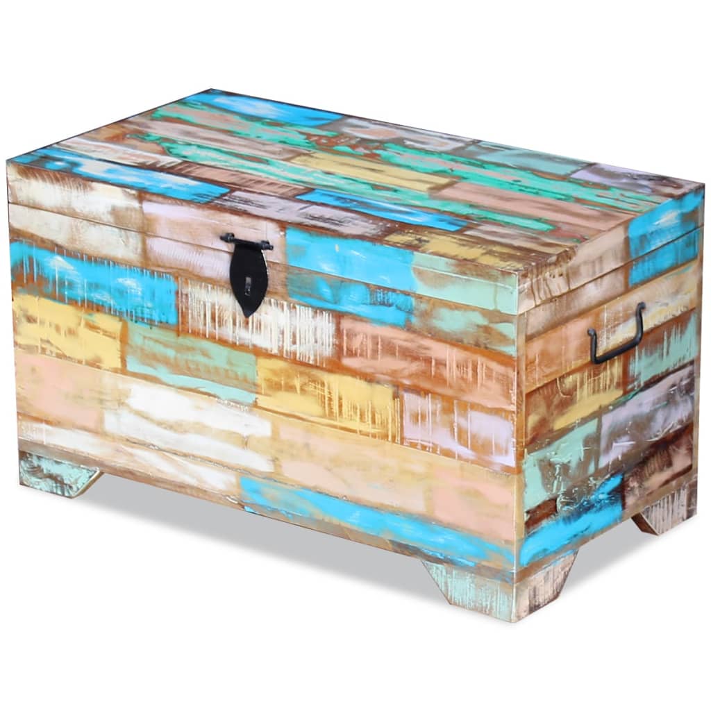 vidaXL Storage Chest Solid Reclaimed Wood