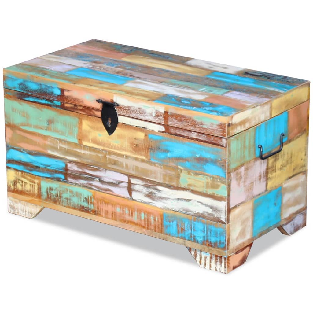 vidaXL Storage Chest Solid Reclaimed Wood