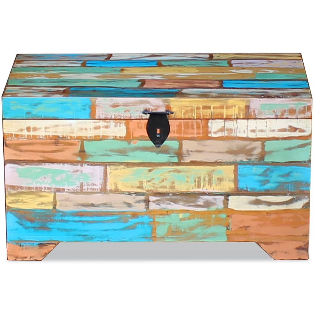 vidaXL Storage Chest Solid Reclaimed Wood