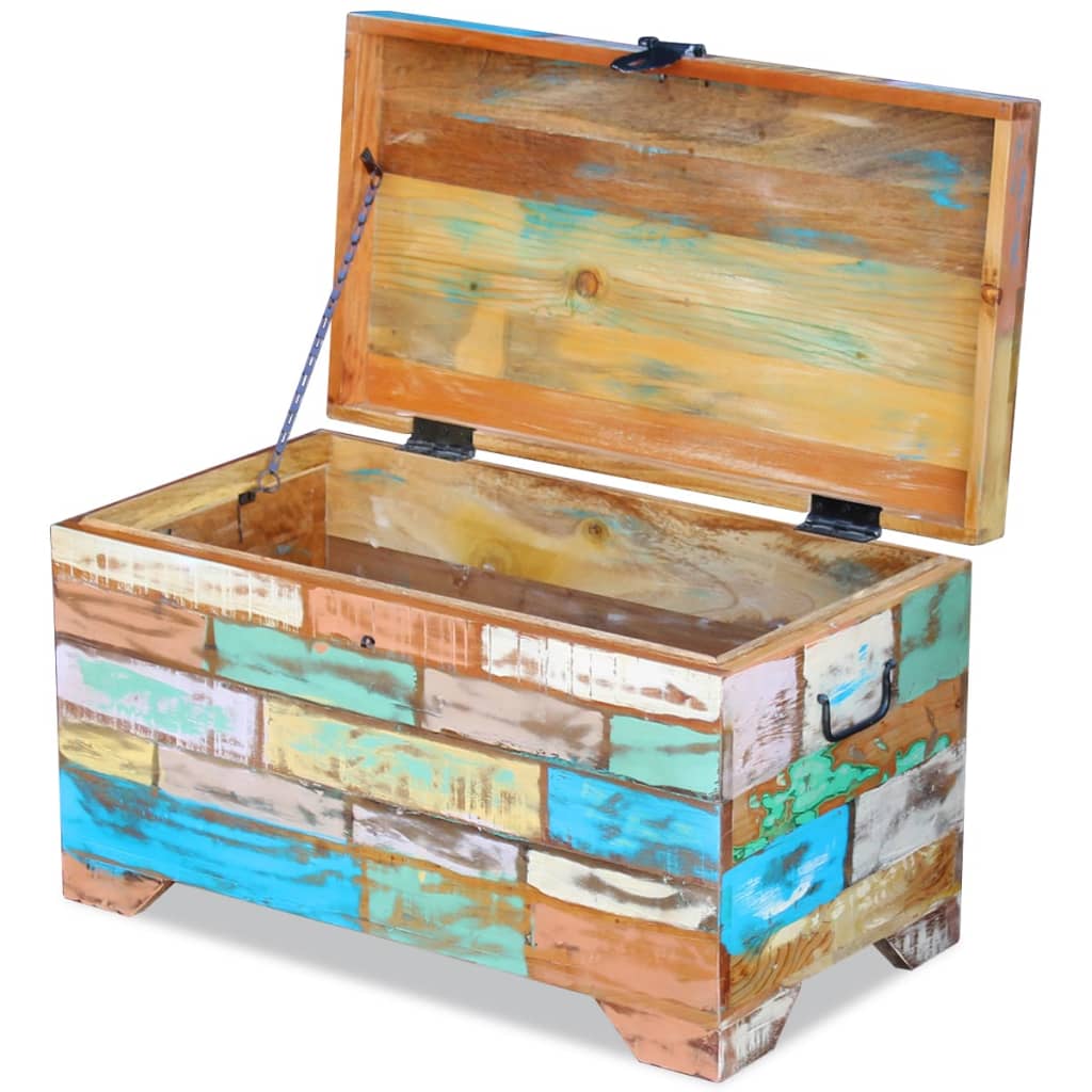 vidaXL Storage Chest Solid Reclaimed Wood