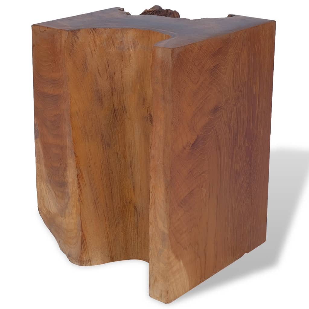 vidaXL Stool Solid Teak Wood