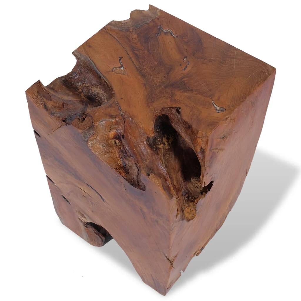 vidaXL Stool Solid Teak Wood