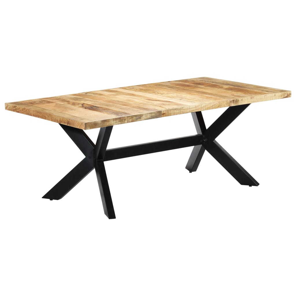 vidaXL Dining Table 200x100x75 cm Solid Mango Wood