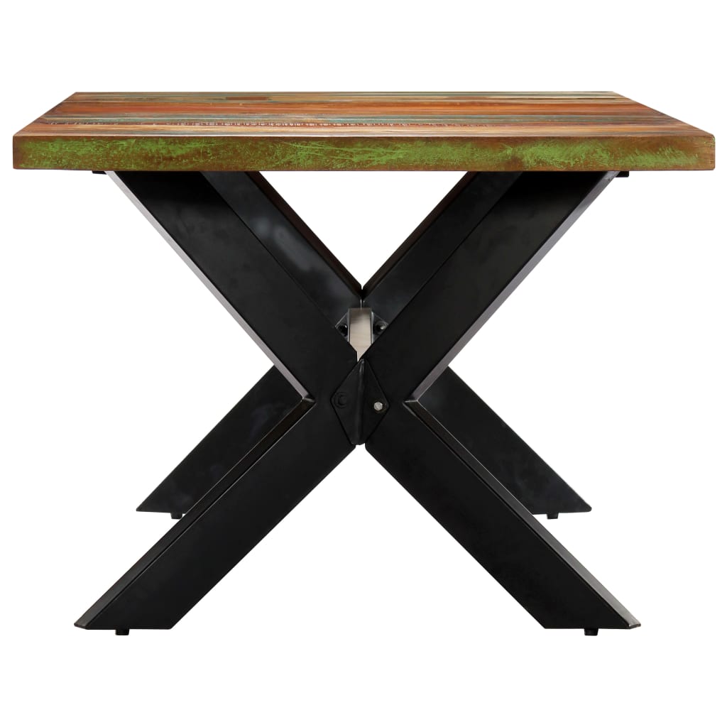 vidaXL Dining Table 200x100x75 cm Solid Reclaimed Wood