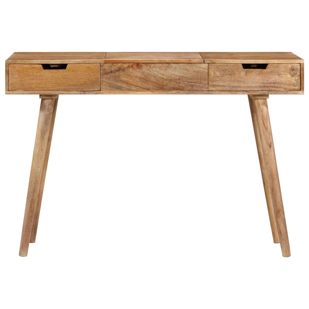 vidaXL Dressing Table 112x45x76 cm Solid Mango Wood