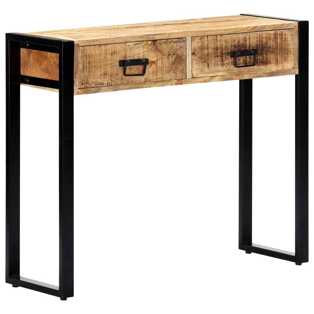 vidaXL Console Table 90x30x75 cm Solid Mango Wood