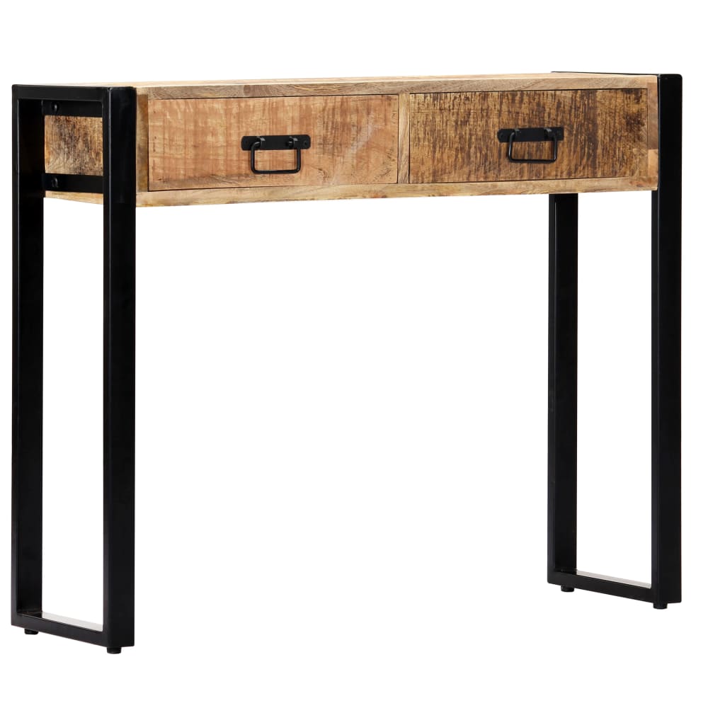 vidaXL Console Table 90x30x75 cm Solid Mango Wood