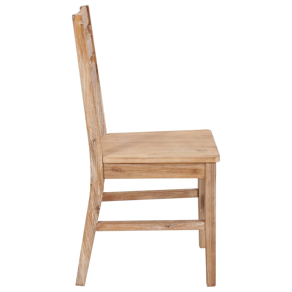 vidaXL Dining Chairs 6 pcs Solid Acacia Wood