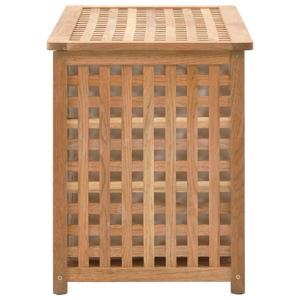 vidaXL Laundry Chest 77.5x37.5x46.5 cm Solid Walnut Wood